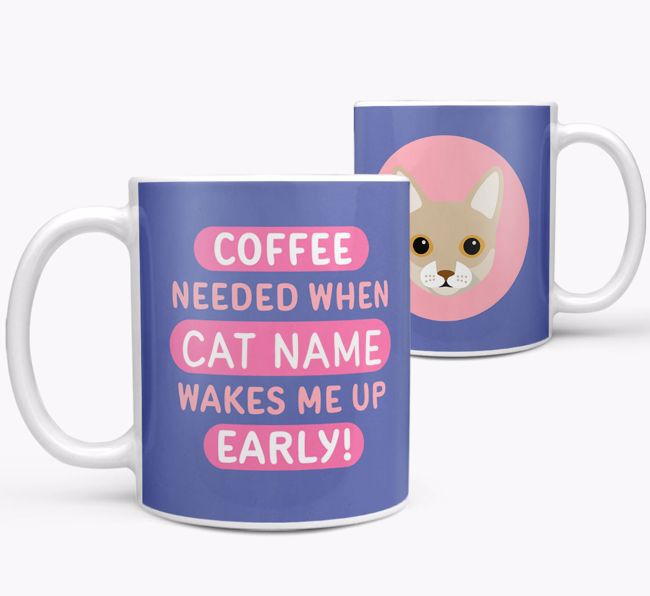 Coffee Needed When...: Personalised {breedCommonName} Mug
